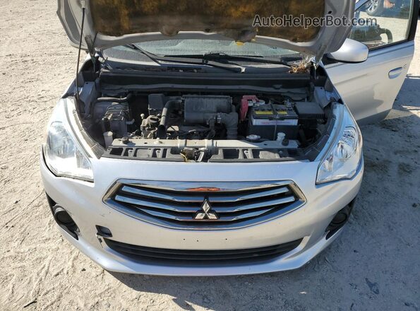 ML32F3FJ9JHF08145 2018 MITSUBISHI MIRAGE Gray უკანა სალონის ხედი