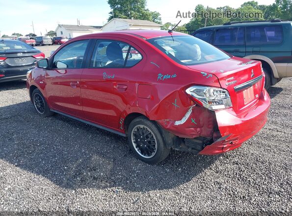 ML32F3FJ9KHF13959 2019 MITSUBISHI MIRAGE G4 Красный Задняя левая четверть