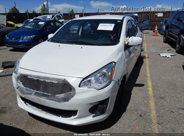 ML32F3FJXHH002640 2017 MITSUBISHI MIRAGE G4 White წინა მარცხენა ხედი სამი მეოთხედიდან