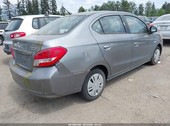 ML32F3FJXKHF11752 2019 MITSUBISHI MIRAGE G4 Серый Задняя правая четверть