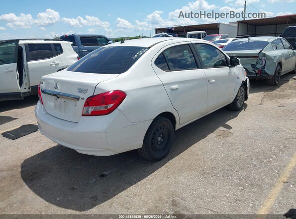 ML32F4FJ2JHF01396 2018 MITSUBISHI MIRAGE G4 White Задня права чверть