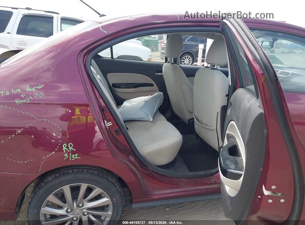 ML32F4FJ7KHF02772 2019 MITSUBISHI MIRAGE G4 Темно-бордовый Вид наклейки с VIN-кодом
