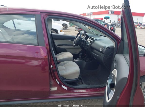 ML32F4FJ7KHF02772 2019 MITSUBISHI MIRAGE G4 Темно-бордовый Вид салона спереди