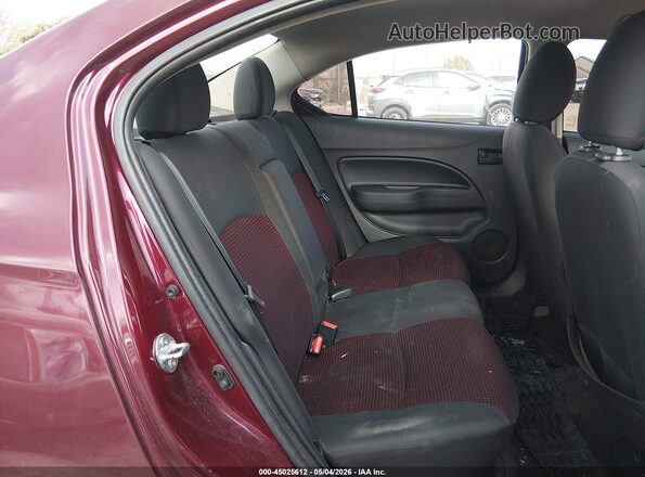 ML32F4FJXLHF05974 2020 MITSUBISHI MIRAGE G4 Maroon VIN sticker view