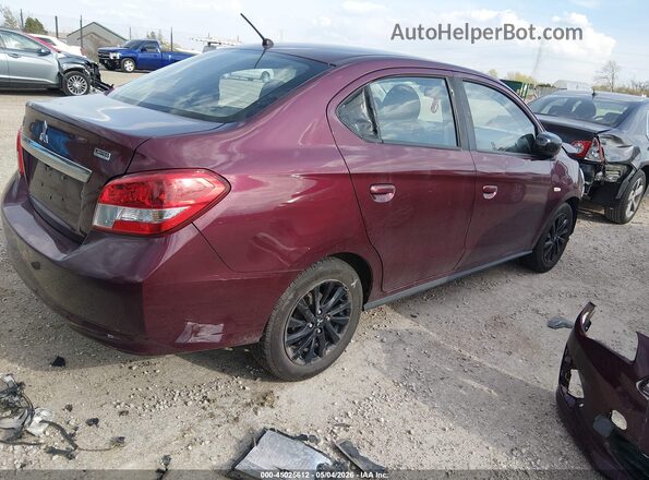 ML32F4FJXLHF05974 2020 MITSUBISHI MIRAGE G4 Maroon Rear right