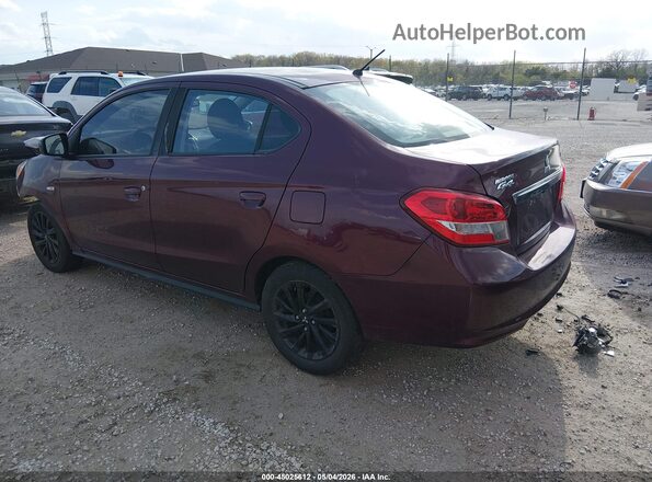 ML32F4FJXLHF05974 2020 MITSUBISHI MIRAGE G4 Maroon Rear left