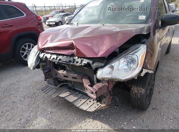 ML32F4FJXLHF05974 2020 MITSUBISHI MIRAGE G4 Maroon Front view
