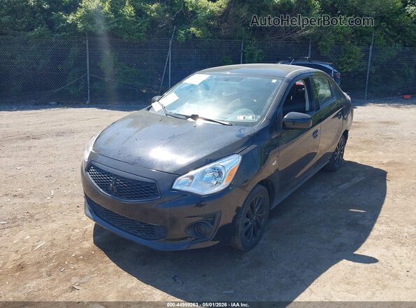 ML32F4FJXLHF11936 2020 MITSUBISHI MIRAGE G4 Black Առջևի ձախ երեք քառորդ տեսարան