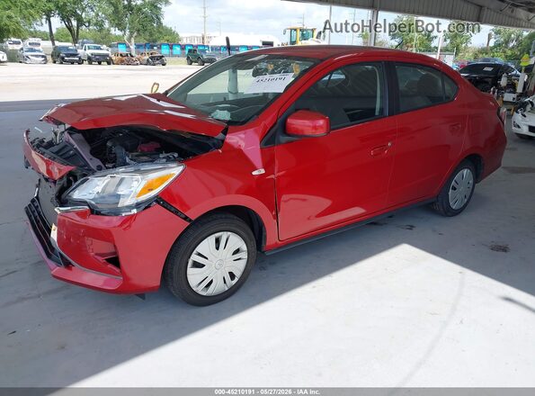 ML32FUFJ1PHF03553 2023 MITSUBISHI MIRAGE G4 Burgundy Передня ліва чверть