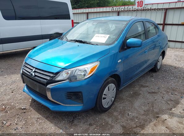 ML32FUFJ3RHF19238 2024 MITSUBISHI MIRAGE G4 Blue Передня ліва чверть