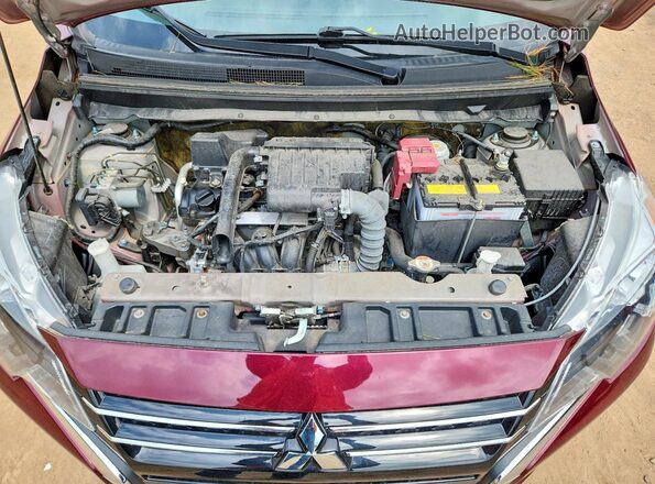 ML32FUFJ5NHF06243 2022 MITSUBISHI MIRAGE Maroon 