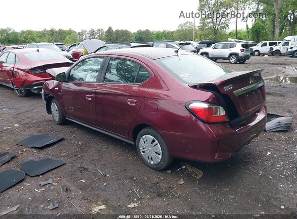 ML32FUFJ6RHF04586 2024 MITSUBISHI MIRAGE G4 Maroon Trasero izquierdo