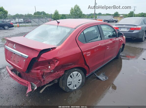 ML32FUFJXRHF13730 2024 MITSUBISHI MIRAGE G4 Red Tył prawy