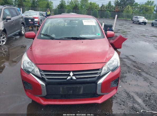 ML32FUFJXRHF13730 2024 MITSUBISHI MIRAGE G4 Red Widok wnętrza z tyłu