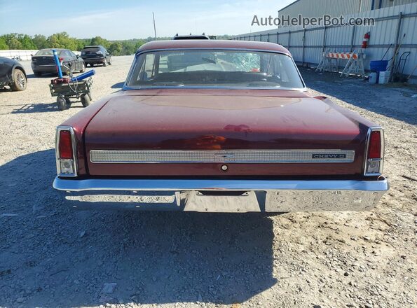 NCS92883 1967 CHEVROLET NOVA Burgundy უკანა ხედი