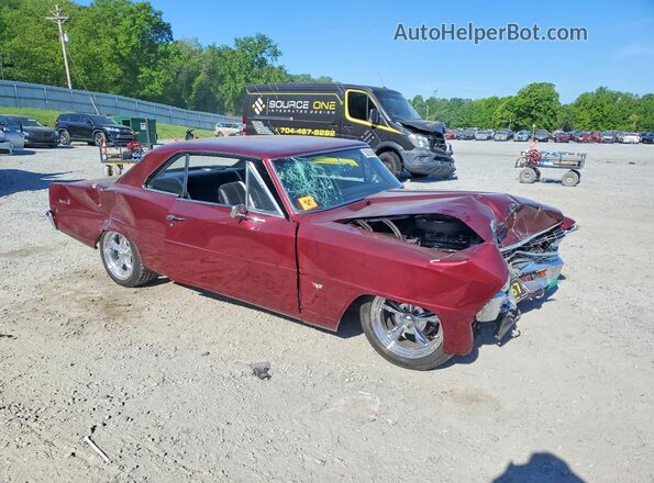NCS92883 1967 CHEVROLET NOVA Burgundy წინა მარჯვენა