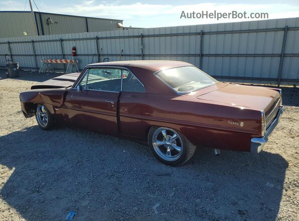 NCS92883 1967 CHEVROLET NOVA Burgundy უკანა მარცხენა