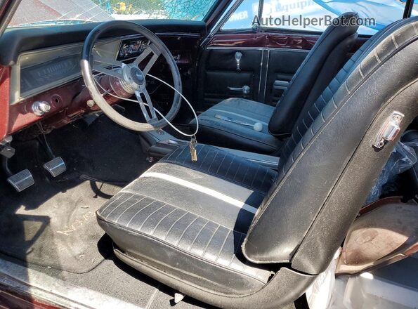NCS92883 1967 CHEVROLET NOVA Burgundy წინა სალონის ხედი