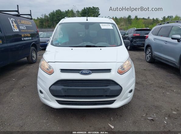 NM0GS9F79H1328358 2017 FORD TRANSIT CONNECT White Instrument cluster view