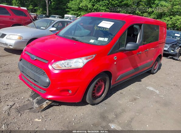 NM0LE7F72H1324338 2017 FORD TRANSIT CONNECT Red Front left