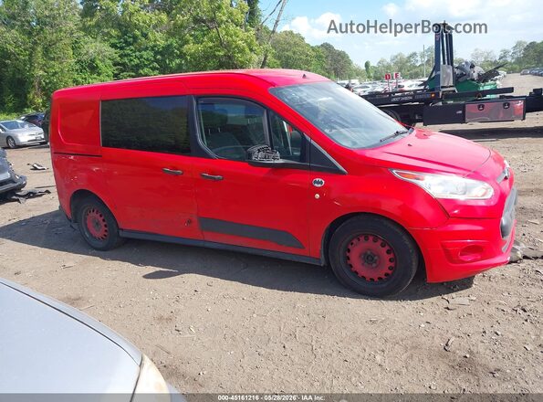 NM0LE7F72H1324338 2017 FORD TRANSIT CONNECT Red Rear interior view