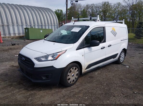 NM0LS7E22K1411713 2019 FORD TRANSIT CONNECT White წინა მარცხენა ხედი სამი მეოთხედიდან