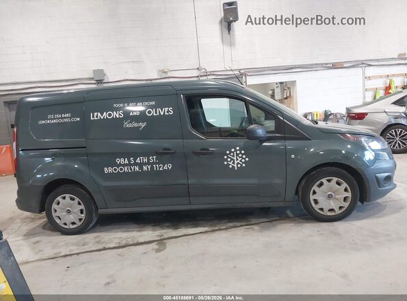 NM0LS7E76J1356404 2018 FORD TRANSIT CONNECT Green Вид задньої частини салону