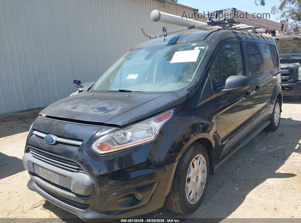 NM0LS7F71J1349231 2018 FORD TRANSIT CONNECT Black Front left