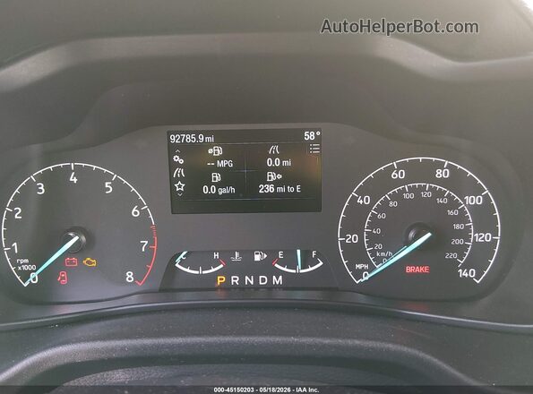 NM0LS7S28N1540046 2022 FORD TRANSIT CONNECT White Հետևի նստատեղերի տեսք