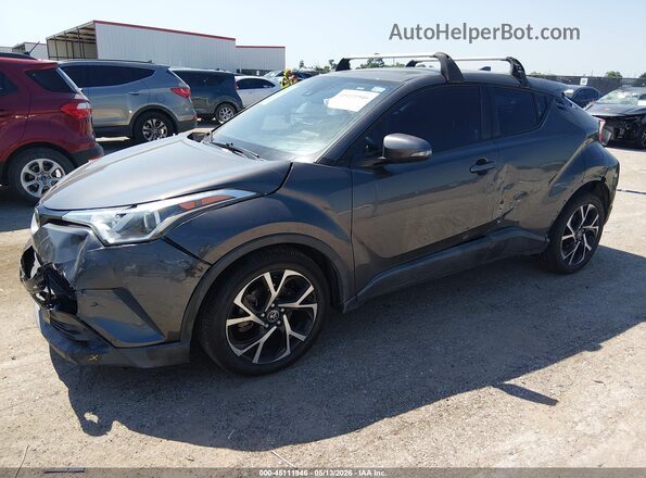 NMTKHMBX0JR019423 2018 TOYOTA LE Gray წინა მარცხენა ხედი სამი მეოთხედიდან