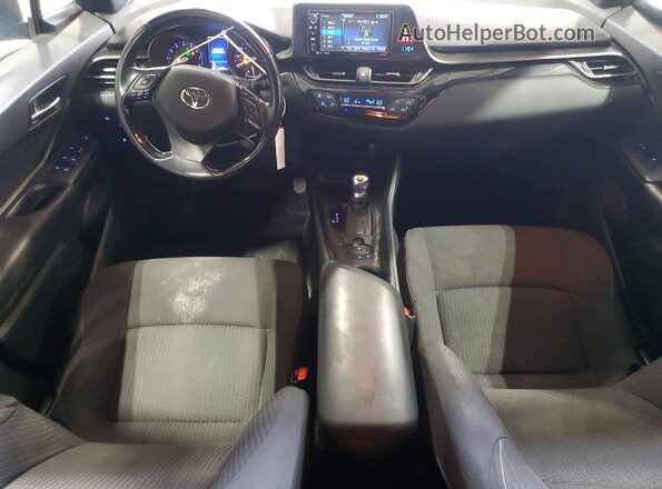 NMTKHMBX2JR022307 2018 TOYOTA C-HR Blue Dashboard view