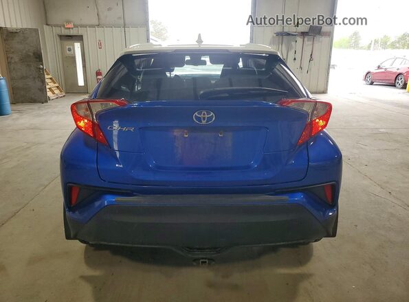 NMTKHMBX2JR022307 2018 TOYOTA C-HR Blue Rear view