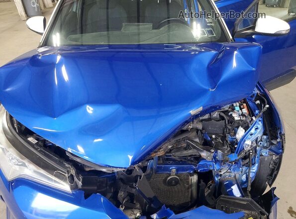 NMTKHMBX2JR022307 2018 TOYOTA C-HR Blue Rear interior view