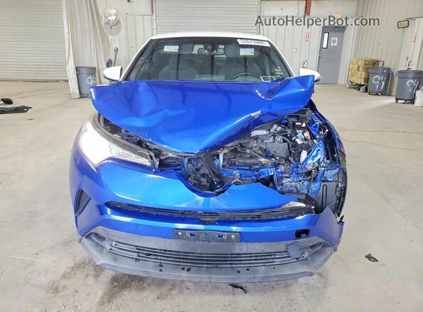 NMTKHMBX2JR022307 2018 TOYOTA C-HR Blue Front view