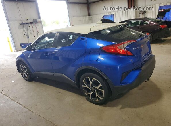 NMTKHMBX2JR022307 2018 TOYOTA C-HR Blue Rear left