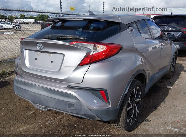 NMTKHMBX2JR032514 2018 TOYOTA C-HR Silver Задня права чверть