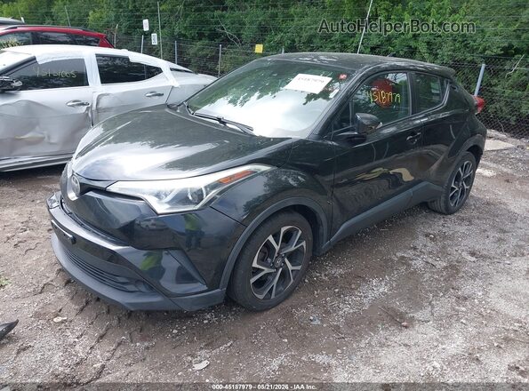 NMTKHMBX3JR022736 2018 TOYOTA C-HR Black Vista tres cuartos delantera izquierda