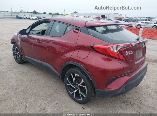 NMTKHMBX3JR024874 2018 TOYOTA C-HR Red Trasero izquierdo