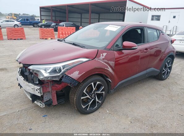 NMTKHMBX3JR024874 2018 TOYOTA C-HR Red Vista tres cuartos delantera izquierda