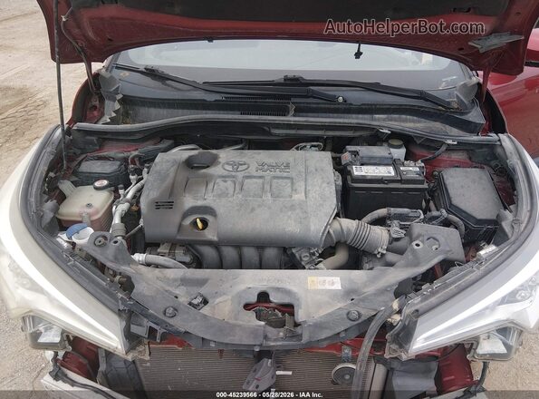 NMTKHMBX3JR024874 2018 TOYOTA C-HR Red Vista trasera