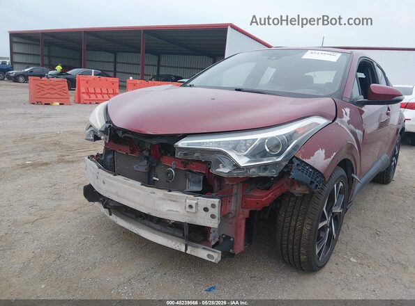 NMTKHMBX3JR024874 2018 TOYOTA C-HR Red Vista frontal