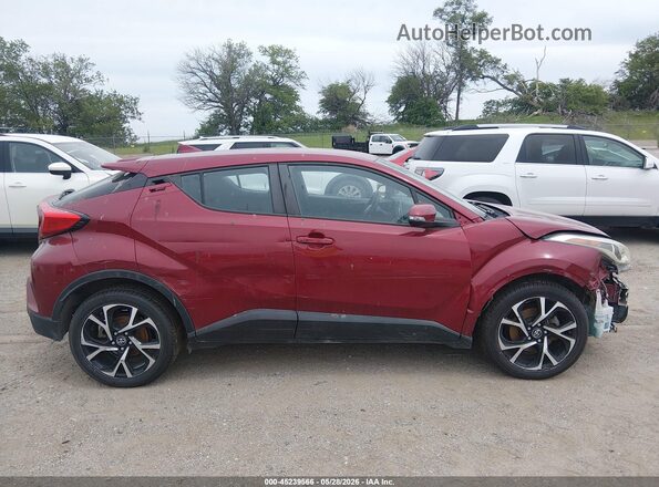 NMTKHMBX3JR024874 2018 TOYOTA C-HR Red Vista interior trasera