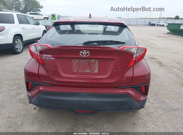 NMTKHMBX3JR024874 2018 TOYOTA C-HR Red 