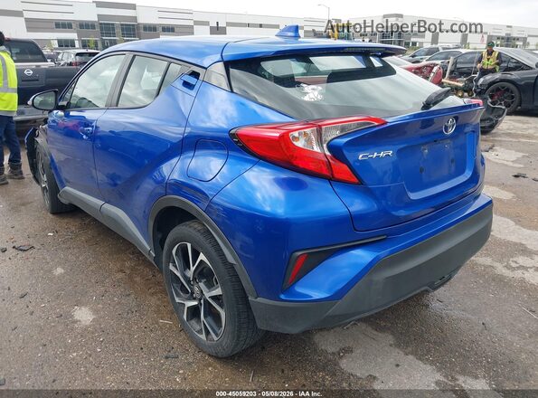 NMTKHMBX3KR099561 2019 TOYOTA LE Blue Trasero izquierdo