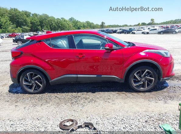 NMTKHMBX3NR146639 2022 TOYOTA C-HR Red Vista interior trasera