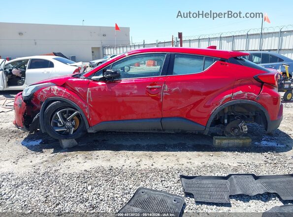 NMTKHMBX3NR146639 2022 TOYOTA C-HR Red Vista interior de 360 grados