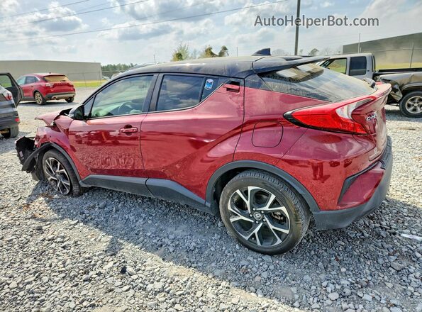 NMTKHMBX4KR090724 2019 TOYOTA C-HR Maroon Задня ліва чверть