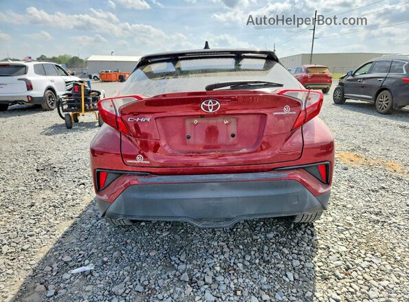 NMTKHMBX4KR090724 2019 TOYOTA C-HR Maroon Вид ззаду
