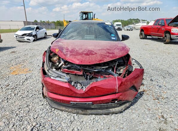 NMTKHMBX4KR090724 2019 TOYOTA C-HR Maroon Вид спереду