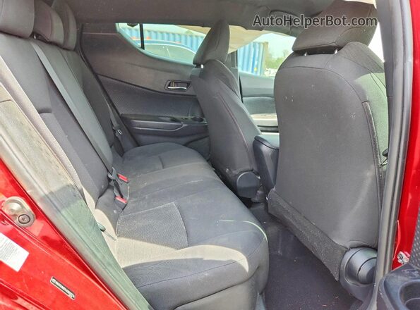 NMTKHMBX4KR090724 2019 TOYOTA C-HR Maroon Вид задніх сидінь